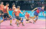  ?? HT PHOTO ?? ■
The Pro Kabaddi League was launched in 2014.