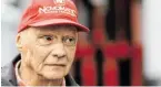  ?? BILD: SN/APA (ARCHIV)/ERWIN SCHERIAU ?? Niki Lauda