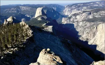  ?? Photo by Craig Jackson ?? With views like this, from the summit of Clouds Rest looking at Tenaya Canyon, Half Dome and Yosemite Valley, it’s no wonder Yosemite National Park continues to be popular, which has become a challenge for the National Park Service.