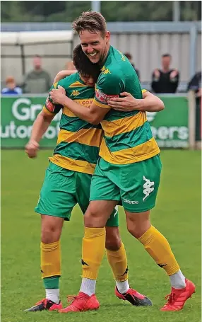  ?? Tom Paul ?? ● Runcorn Linnets duo Ryan Brooke and Iwan Murray