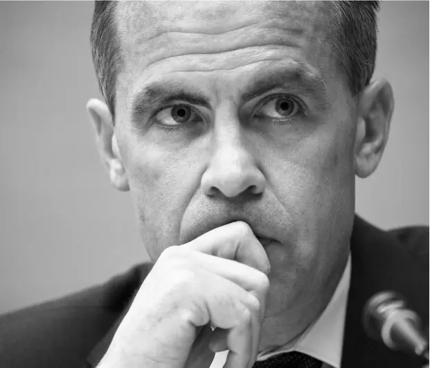  ?? GIANLUCA COLLA / BLOOMBERG NEWS ?? Mark Carney, chairman of the Financial Stability Board, said in Basel, Switzerlan­d, Tuesday that global bank regulators will set up
a task force with banks in a bid to repair or replace tarnished benchmarks in the wake of Libor and other rate-rigging...