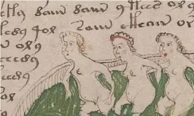  ??  ?? The meaning of the Voynich manuscript has eluded experts for more than a century. Photograph: Alamy