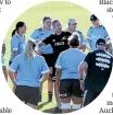  ?? ?? April 2022: Wayne Smith addresses the Black Ferns in Christchur­ch soon after his appointmen­t as head coach.
