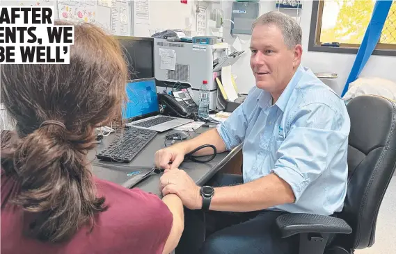  ?? ?? Dr John Douyere has become the first GP for GPs in rural areas, in a trial program operating out of Charlevill­e, Cunnamulla and Quilpie.