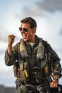  ?? SCOTT GARFIELD/ PARAMOUNT PICTURES/TNS ?? Tom Cruise as Capt. Pete “Maverick” Mitchell in “Top Gun: Maverick.”