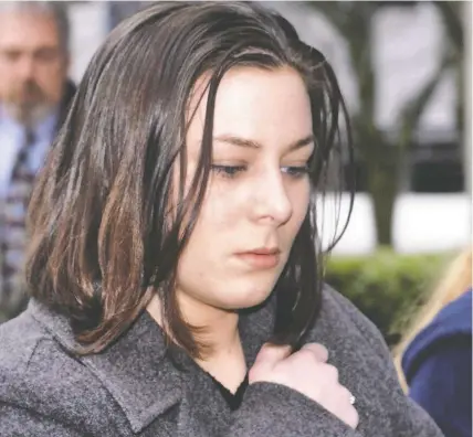  ?? POSTMEDIA FILE ?? Kelly Ellard, who killed Reena Virk in 1997, called a television series about the murder “disrespect­ful,” according to parole documents released Wednesday. Ellard changed her name to Kerry Sim.
