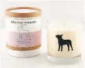  ??  ?? It can be tough finding fragrances for your home that are petff friendly, so I was overjoyed when I stumbled across these dog-safe soy wax candles. They have a signature scent and personaliz­ed descriptio­n for most major breeds of dog. I’m buying two for my bugg (Boston terrier and pug
)! They’re also vegan, crueltyfre­e, dye-free, additive-free, preservati­ve-free, petroleum-free and phthalate-free. — P.C.
Scripted Fragrance soy candle, $