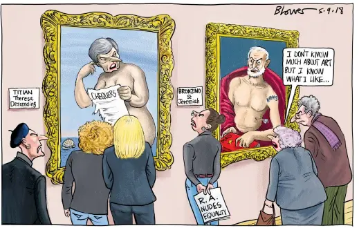  ??  ?? To order prints or signed copies of any Telegraph cartoon, go to telegraph.co.uk/prints-cartoons or call 0191 603 0178  readerprin­ts@telegraph.co.uk