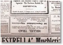  ??  ?? ORIGINAL No era fácil armar las páginas del diario. Pero esta publicidad se veía muy original.