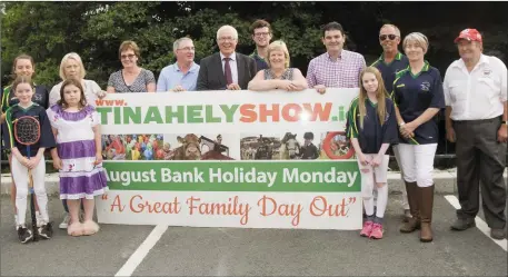  ??  ?? The Tinahely Show launch which took place on Thursday.