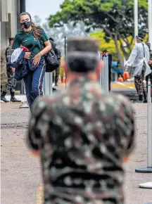  ?? GABRIELA BILO/ESTADÃO ?? Brasília. Só colégio do DF retomou atividades na segunda