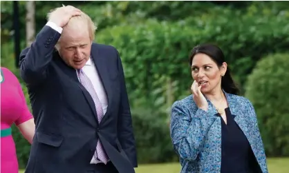  ??  ?? ‘The so-called beating crime plan that Boris Johnson and Priti Patel announced is not about doing anything innovative, difficult or expensive.’ Photograph: Reuters