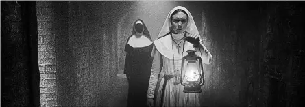  ?? THE ASSOCIATED PRESS ?? Taissa Farmiga in a scene from "The Nun."