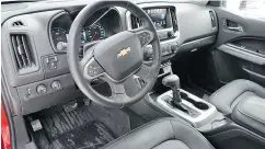  ??  ?? Inside the 2018 Chevrolet Colorado ZR2