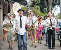  ?? CONTRIBUTE­D PHOTOS ?? Booty Boppin’ Brass Band