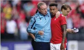  ?? Photograph: Zac Goodwin/PA ?? Steve Cooper has made the city believe in Nottingham Forest again and the high-profile signing of Jesse Lingard could define their season.