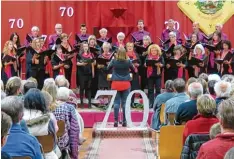  ?? Foto: Andresen ?? Der Gesangvere­in Mönchsdegg­ingen wird heuer 70 Jahre alt. Das wurde auch mit ei nem Konzert gefeiert.