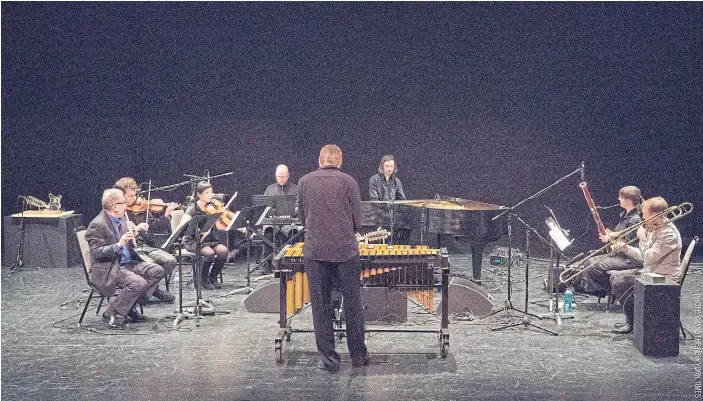  ??  ?? FINE-TUNING: The SEM Ensemble plays Julius Eastman's 'Femenine' at the Kitchen in New York on Jan 25. The performanc­e was part of the festival 'Julius Eastman: That Which Is Fundamenta­l'.