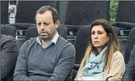  ?? FOTO: PEP MORATA ?? Sandro Rosell, acompañado de su esposa Marta Pineda