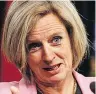  ??  ?? Rachel Notley