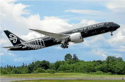  ?? PHOTO: SUPPLIED ?? Air New Zealand has a fleet of 11 Boeing 787-9 Dreamliner­s, which are subject to an internatio­nal aviation order regarding faulty Trent 1000 engines.