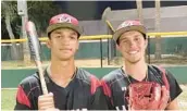  ?? CARNAHAN/ORLANDO SENTINEL J.C. ?? Lake Mary junior leadoff hitter Andy Perez and senior lefthanded pitcher Ty Stephenson played a huge roll Tuesday in helping the Rams extend their win streak to 13 in a row.