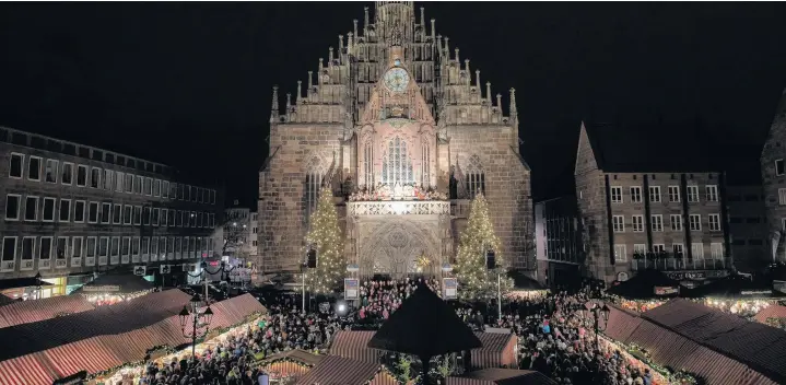  ?? Lennart Preiss ?? Nuremberg Christmas market dates back centuries