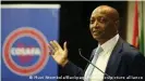  ??  ?? Afrikas neuer Fußballche­f Patrice Motsepe