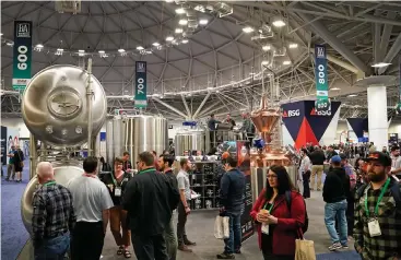  ?? David Joles/minneapoli­s Star Tribune/tns ?? ■ A big crowd is on hand Tuesday during the national Craft Brewers Conference in Minneapoli­s.