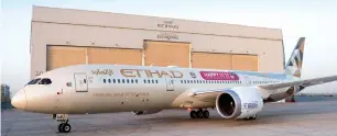  ?? Supplied photo ?? etihad airways continues to build on its long-term relationsh­ip with alibaba Group. —