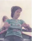  ??  ?? Kerstin Jacobs 1976 beim Bootsausfl­ug auf dem Berliner Wannse. Damals trägt sie noch ihren Mädchennam­en.