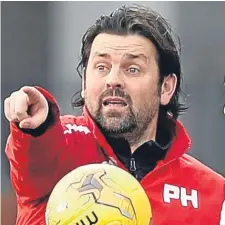  ??  ?? Dundee manager Paul Hartley.