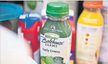  ?? DANIEL ACKER BLOOMBERG NEWS ?? Campbell’s fresh-foods unit, including Bolthouse’s refrigerat­ed juices, has been plagued by supply-chain issues.