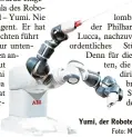  ?? Foto: Miguel Medina, afp ?? Yumi, der Roboter Dirigent.