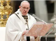  ?? DR ?? Celebração da Sexta-Feira Santa foi presidida pelo Papa Francisco