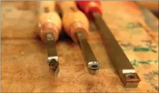 ?? STEVE MAXWELL ?? Carbide turning tools like these make is easier for beginners to get good results on the lathe. They come sharp and ready to use and the cutting tips are easily replaced.