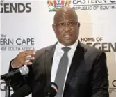  ?? Picture: MARK ANDREWS ?? EDUCATION IS THE KEY: Premier Oscar Mabuyane said Fort Hare and Walter Sisulu will get R10 million each. Nelson Mandela University and Rhodes get R5 million each.