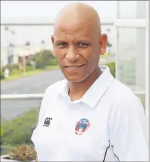  ?? Picture: MARK ANDREWS ?? PLOTTING NEW PATH: Chippa United reserve team coach Glen Minnie is seen as the architect to bring glory to the Chilli Boys hopefuls