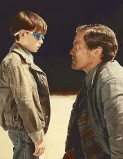  ??  ?? In Midnight Special, a father (Michael Shannon) goes on the run to protect his young son Alton (Jaeden Lieberher)