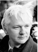  ??  ?? In this February 1, 2012 file photo, Julian Assange, WikiLeaks founder, arrives at the Supreme Court in London.