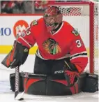  ?? | GETTY IMAGES ?? The Hurricanes signed former Hawks goalie Scott Darling to a four- year, $ 16.6- million contract Friday.