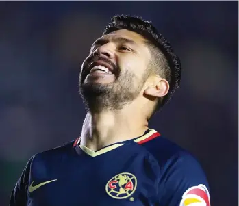  ?? /GETTY IMAGES ?? Oribe Peralta es el hombre gol del América cada que se enfrenta a la Máquina.