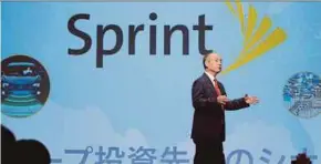  ?? BLOOMBERG PIC ?? SoftBank Group Corp founder Masayoshi Son has relied on a steady flow of cash from Japanese wireless and telecommun­ications operations to fund new endeavours.