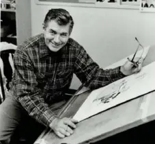  ?? BOB OLSEN/TORONTO STAR ARCHIVES ?? Duncan Macpherson blazed a path as an editorial cartoonist from 1958 to 1993. His acidic pen style was once described as a mix of “Mary Poppins, Mark Twain and Attila the Hun.”