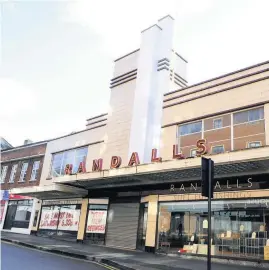  ??  ?? The historic Randalls building, as it used to be in Uxbridge’s Vine Street – where an average of 28 Penalty Charge Notices were issued each day, with figures taken from January 1 to May 31