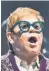  ??  ?? Elton John