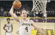  ?? Robert Gauthier Los Angeles Times ?? ALEX CARUSO became a sensation as a Lakers role player, now he’s doing the same in Chicago.