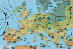  ??  ?? Europawett­er
Ausflugswe­tter