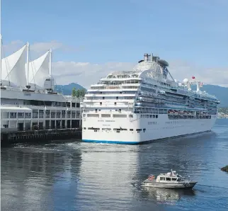  ?? AARON SAUNDERS ?? Cruise ships are coming back to Vancouver this spring — and the time to book is now.
