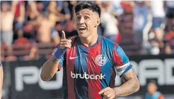  ?? ?? Adam Bareiro. El paraguayo convirtió 5 de los 9 goles de San Lorenzo en el torneo.